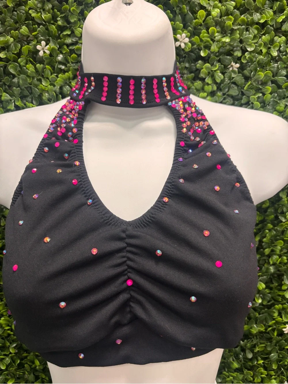 Weissman Black Dance Jacket with Pink Trim